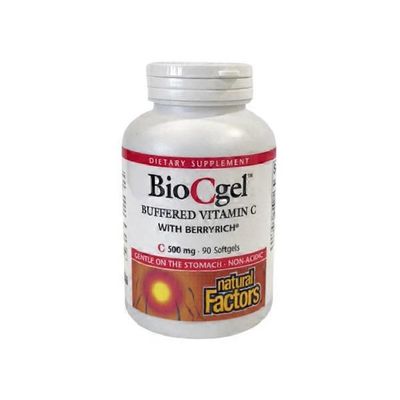 Natural Factors Biocgel Buffered Vitamin C With Berry Rich Dietary Supplement
