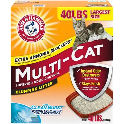 Arm & Hammer Multi-Cat Superior Odor Control Clumping Cat Litter