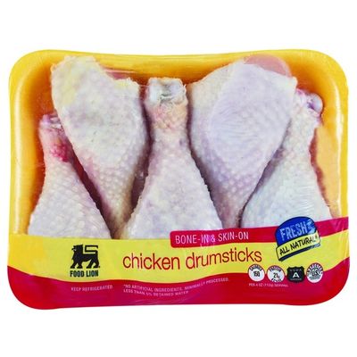 Food Lion Bone-In Skin-On Chicken Drumsticks