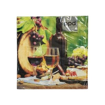 Paperproducts Design Viniculture Beverage Napkin