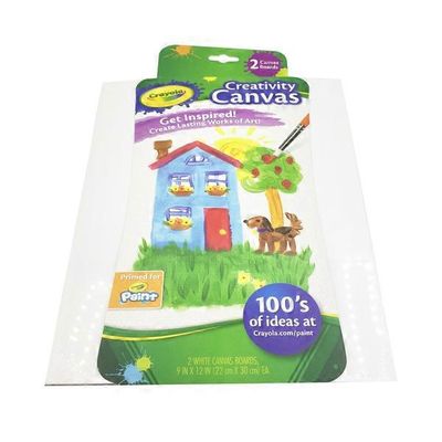 Crayola White Paint Canvases