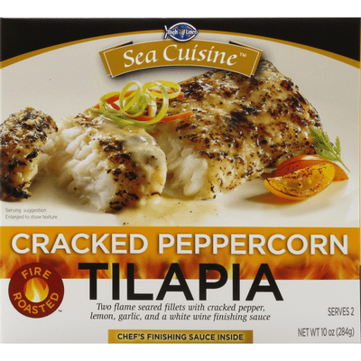 High Liner Tilapia, Cracked Peppercorn, Fire Roasted