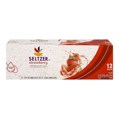 SB Seltzer Water Strawberry - 12 PK