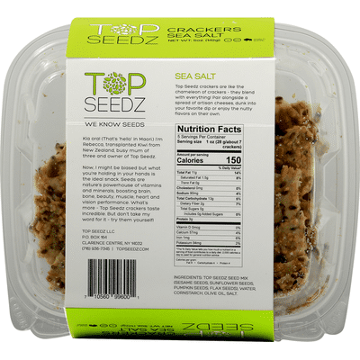 Top Seedz Crackers, Sea Salt