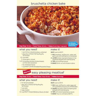 Kraft Stove Top Stuffing Mix For Chicken 6 Oz Instacart