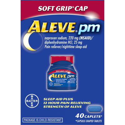 Aleve Pain Reliever/Nighttime Sleep-Aid, Caplets