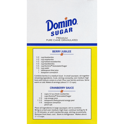 Domino Premium Sugar Cane Granulated Sugar