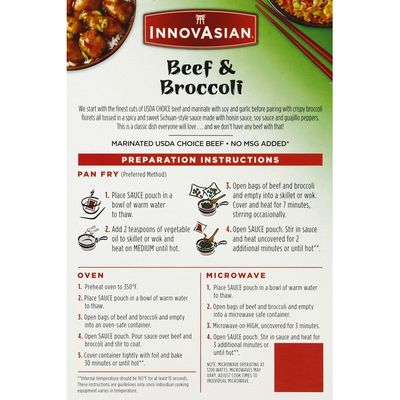 Innovasian Cuisine Beef Broccoli Mildly Spicy 16 Oz Instacart