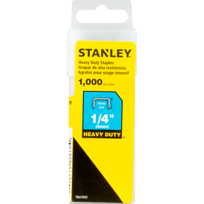 Stanley Staples, Heavy Duty, 1/4 Inch