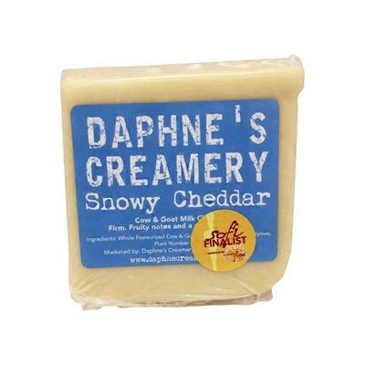 Daphne's Creamery Snowy Cheddar Cheese