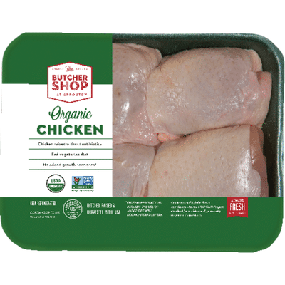 Sprouts Organic Chicken Thigh Bone-In