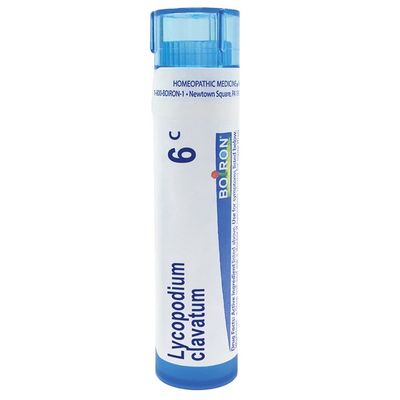 Boiron Lycopodium Clavatum 6C, Homeopathic Medicine for Bloating and Gas