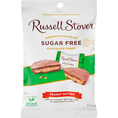 Russell Stover Chocolate Candy Sugar Free Peanut Butter 3 Oz Instacart