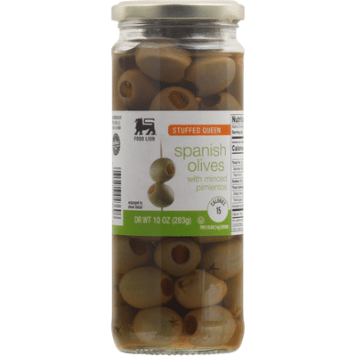 Food Lion Olives, Spanish, Stuffed Queen
