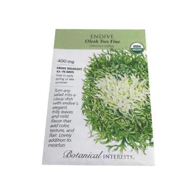 Botanical Interests Organic Olesh Tres Fine Endive Seeds