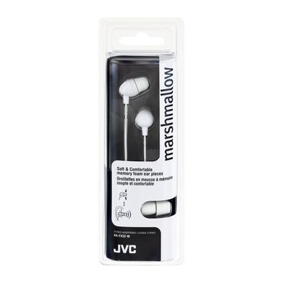 JVC Marshmallow Stereo Headphones White