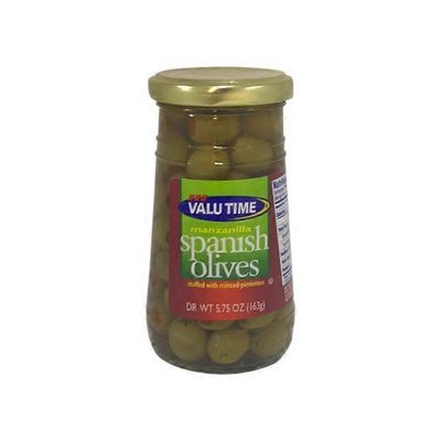 Valu Time Stuffed Thrown Manzanilla Olives