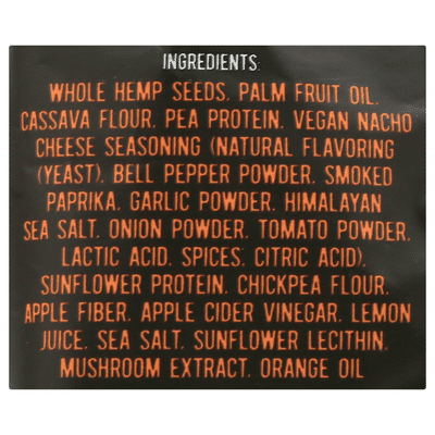 Let There Be Hemp Hemp Chips, Grain-Free, Vegan Nacho