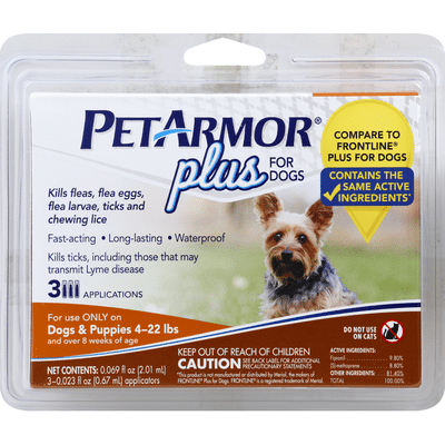 PetArmor Flea, Tick & Lice Treatment, for Dogs & Puppies 4-22 lbs