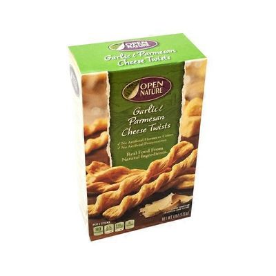 Open Nature Garlic & Parmesan Cheese Twists