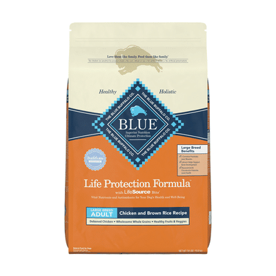Blue Buffalo Life Protection Formula Natural Adult Large Breed Dry Dog Food, Chicken and Brown Rice