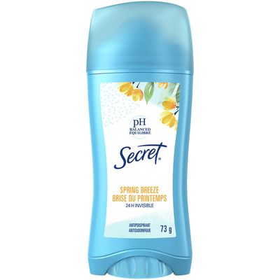 Secret Invisible Solid Antiperspirant And Deodorant, Spring Breeze