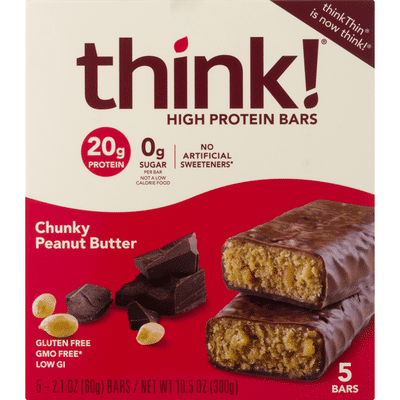 Think Thin Chunky Peanut Butter Chocolate High Protein Bars