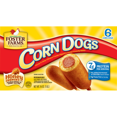Foster Farms Corn Dogs, Honey Crunchy