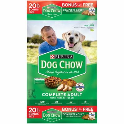 Purina Dog Chow Dry Dog Food, Complete Adult With Real Chicken