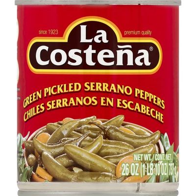La Costeña Serrano Peppers, Green Pickled