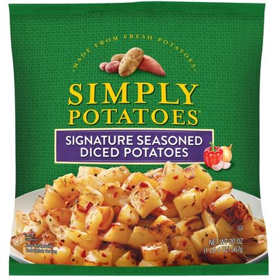 potatoes diced seasoned simply signature frozen snacks