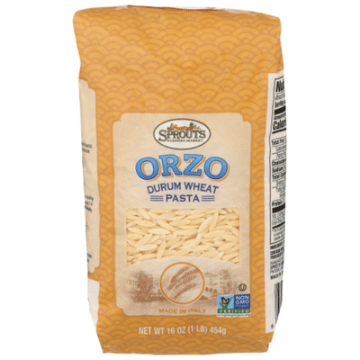 Sprouts Durum Wheat Orzo Pasta