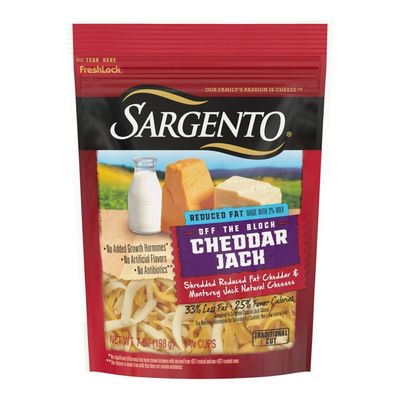 Sargento® Shredded Reduced Fat Cheddar Jack Natural Cheese