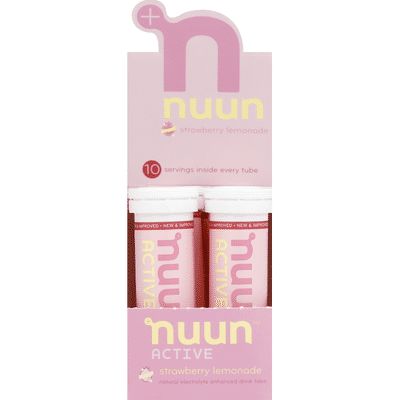 Nuun Sport, Tablets, Strawberry Lemonade