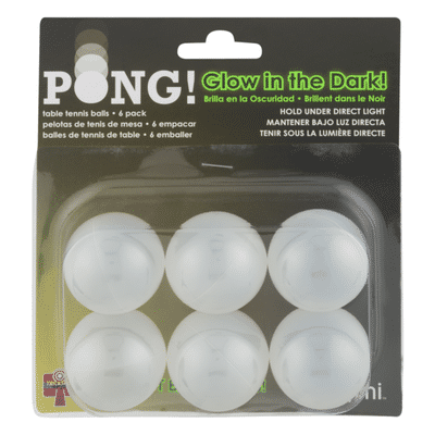 Jammi Pong! Table Tennis Balls Glow In The Dark!