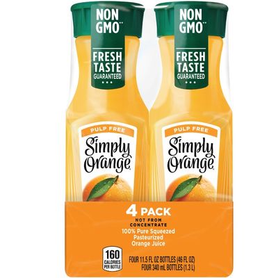 Simply Orange Pulp Free Orange Juice