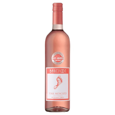 Barefoot Pink Moscato Wine