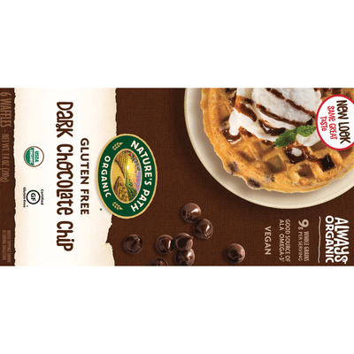 Nature's Path Dark Chocolate Chip Waffles