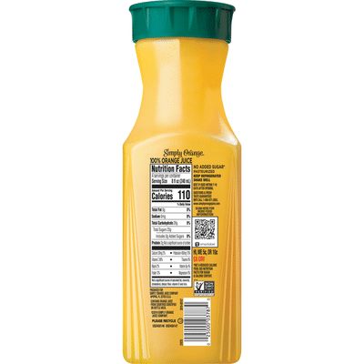 Simply Orange Pulp Free Orange Juice