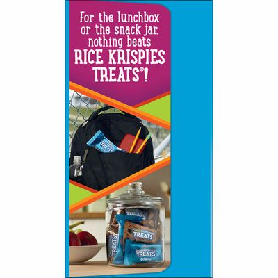 Kellogg's Rice Krispies Treats Marshmallow Snack Bars, Kids Snacks, School Lunch, Original