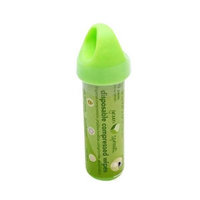 i play Green Sprouts Disposable Compressed Wipes Keychain