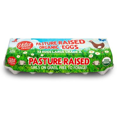 Vital Farms Organic Pasture Raised Large Grade AA Eggs