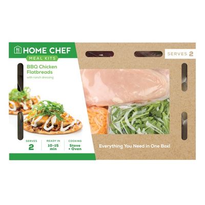 Home Chef Meal Kit Bbq Chicken Mini-Flatbreads With Ranch Dressing