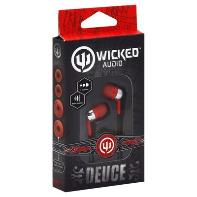 Wicked Earbuds, Deuce, Red