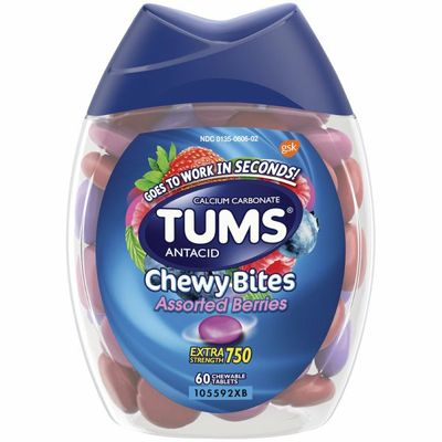 Tums Antacid Chewy Bites Extra Strength Berries, Antacid Chewy Bites Extra Strength Berries