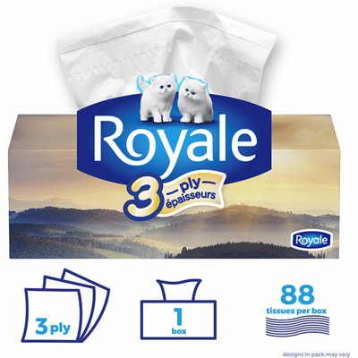 Royale 3 Ply Facial Tissue