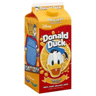 Disney 100% Juice, Orange, No Pulp, Donald Duck