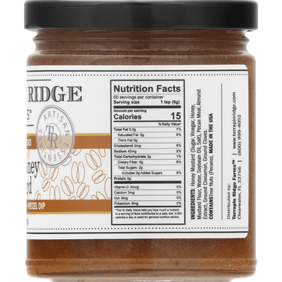 Terrapin Ridge Farms Mustard, Pecan Honey