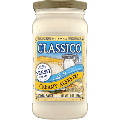 Classico Light Creamy Alfredo Pasta Sauce