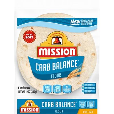 Mission Carb Balance Soft Taco Flour Tortillas